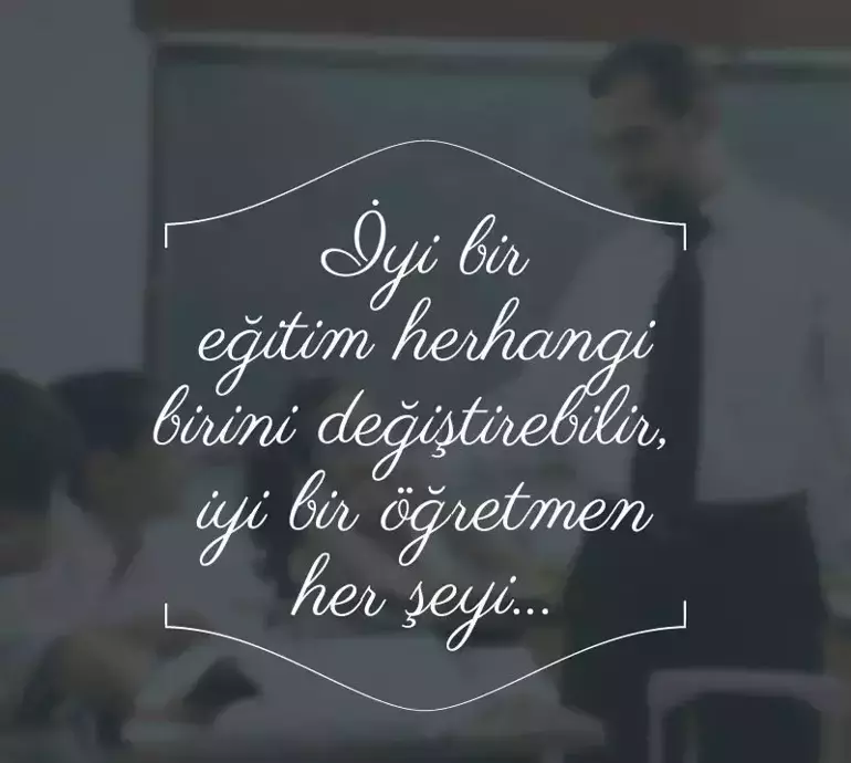 24 Kasım Öğretmenler Günü